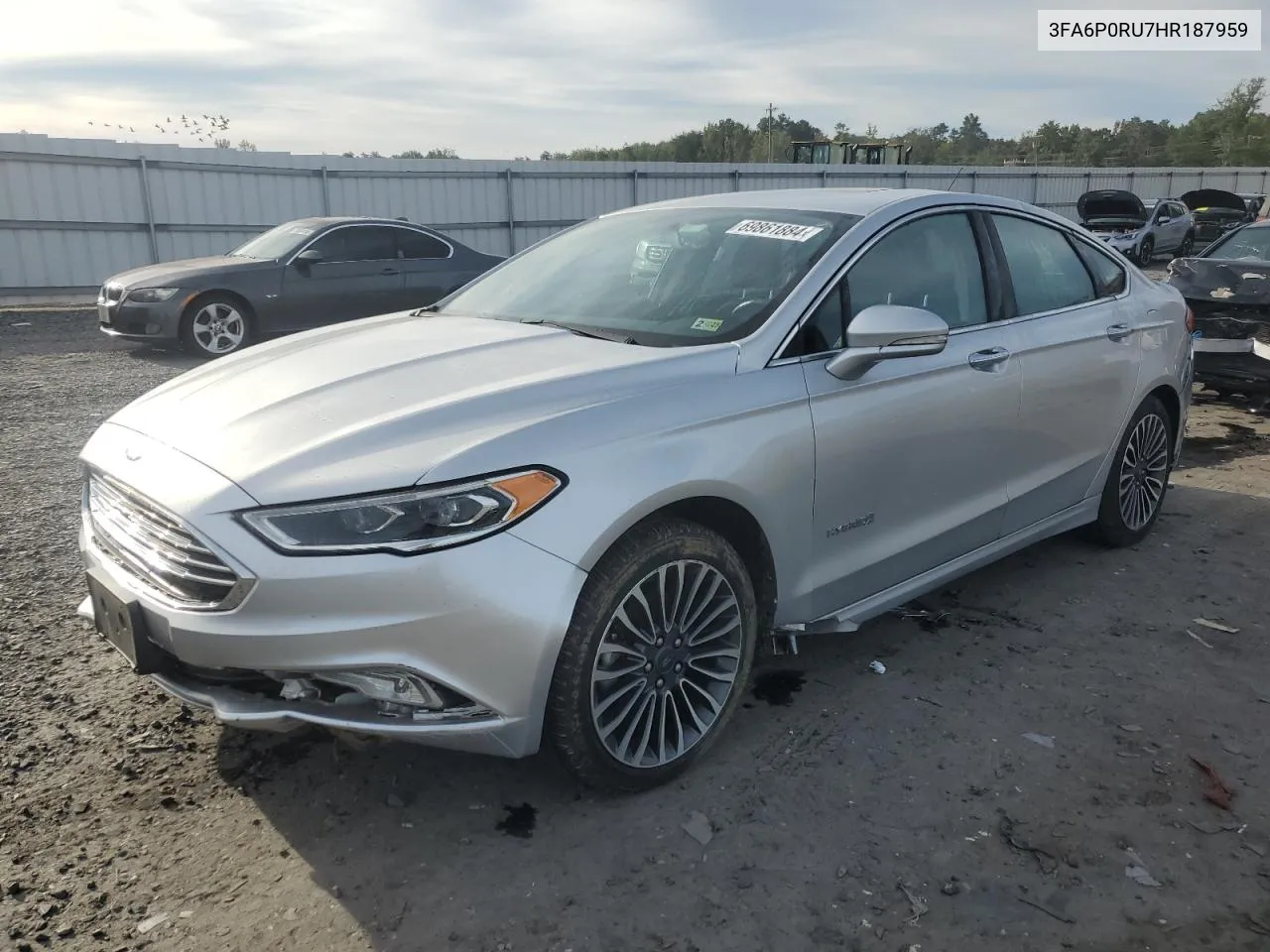 2017 Ford Fusion Titanium Hev VIN: 3FA6P0RU7HR187959 Lot: 69861884