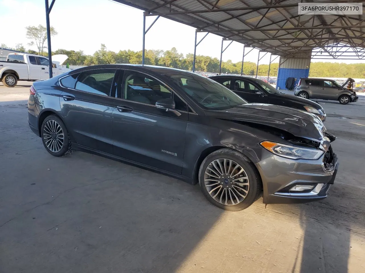 2017 Ford Fusion Titanium Hev VIN: 3FA6P0RU5HR397170 Lot: 69866214