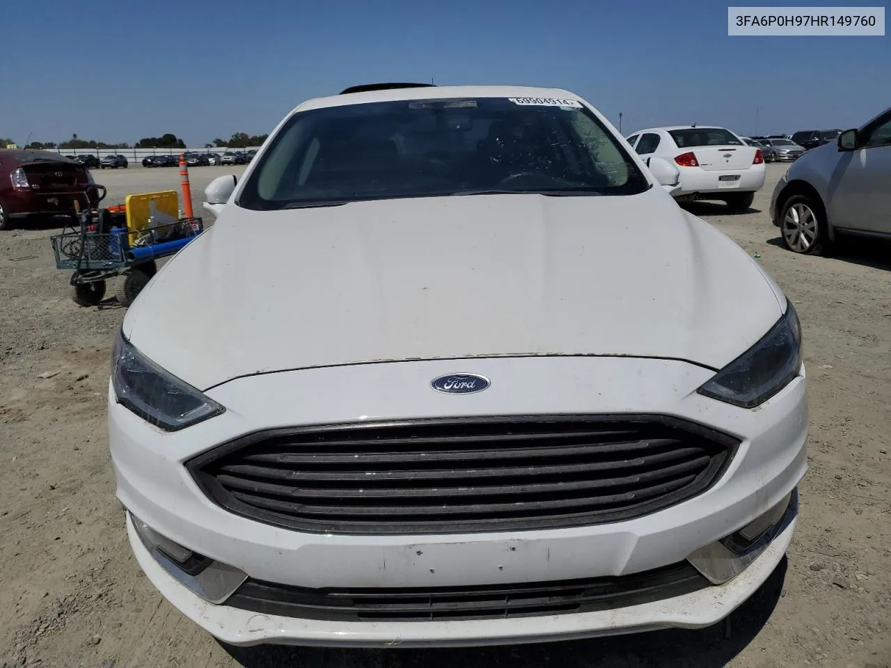 2017 Ford Fusion Se VIN: 3FA6P0H97HR149760 Lot: 69904914