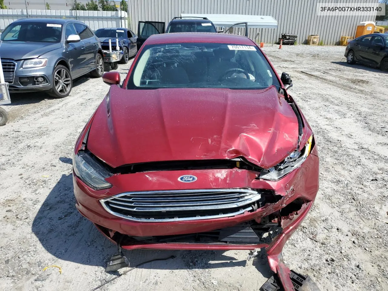 3FA6P0G7XHR333140 2017 Ford Fusion S