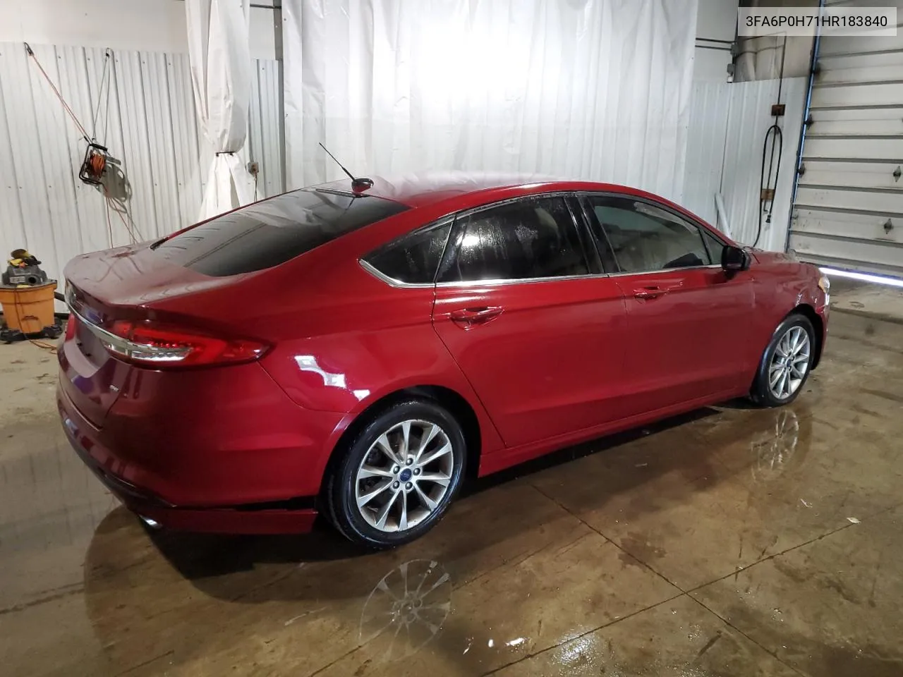 2017 Ford Fusion Se VIN: 3FA6P0H71HR183840 Lot: 70039984