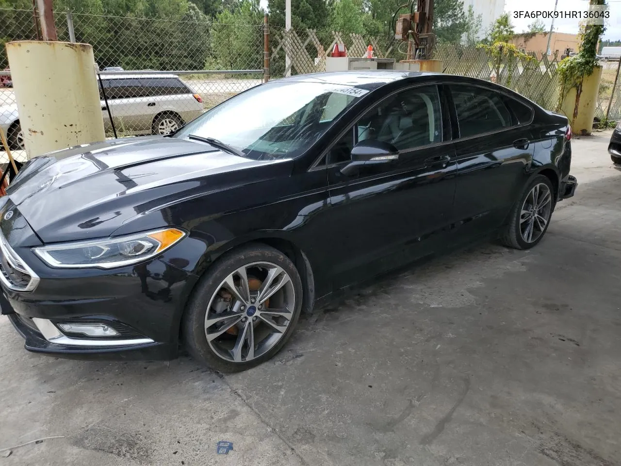 3FA6P0K91HR136043 2017 Ford Fusion Titanium