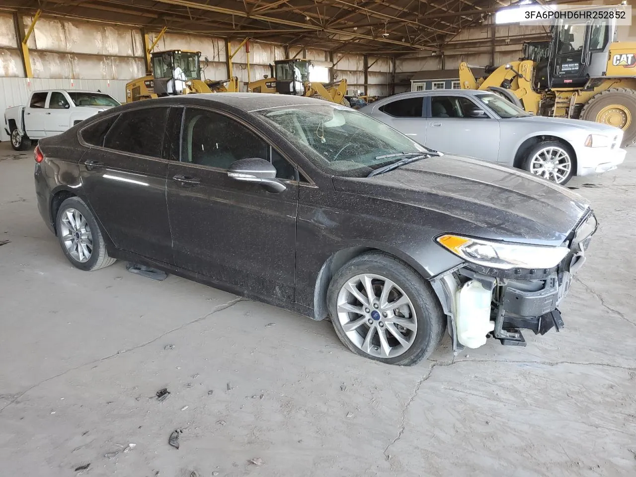 2017 Ford Fusion Se VIN: 3FA6P0HD6HR252852 Lot: 70329864