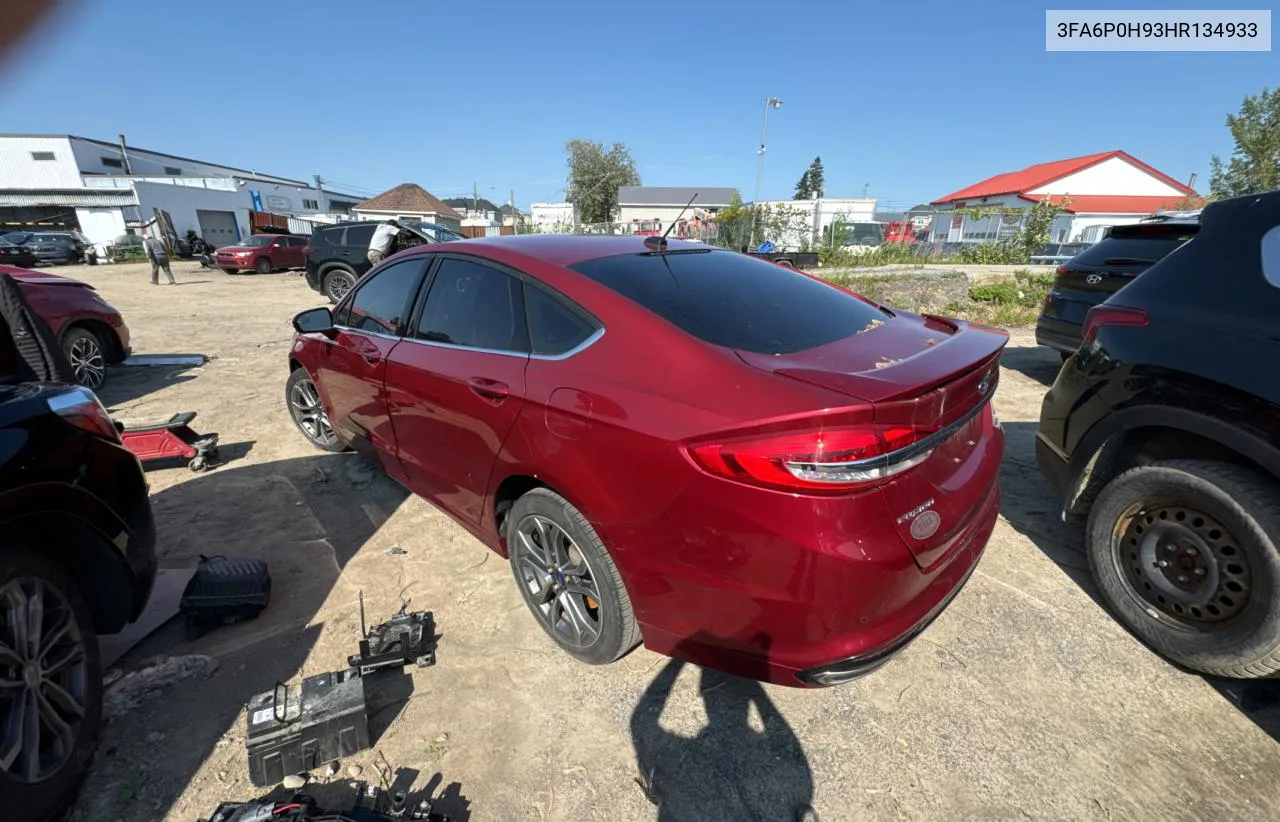 3FA6P0H93HR134933 2017 Ford Fusion Se