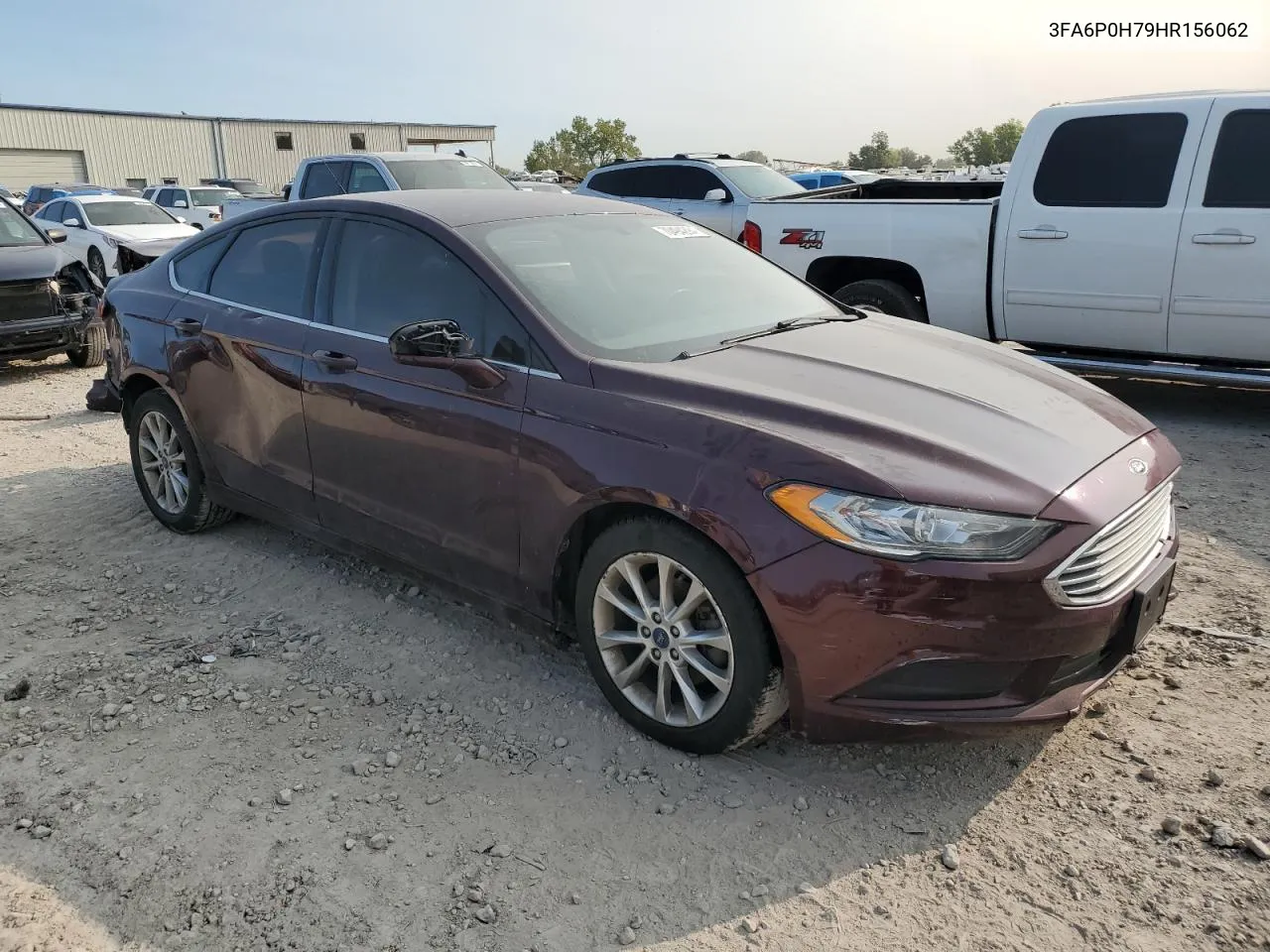 2017 Ford Fusion Se VIN: 3FA6P0H79HR156062 Lot: 70494294