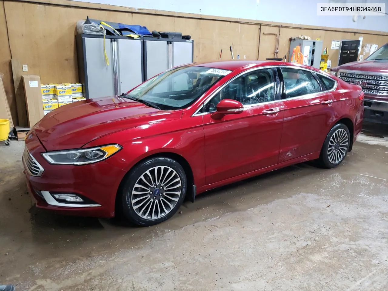 2017 Ford Fusion Se VIN: 3FA6P0T94HR349468 Lot: 70584204