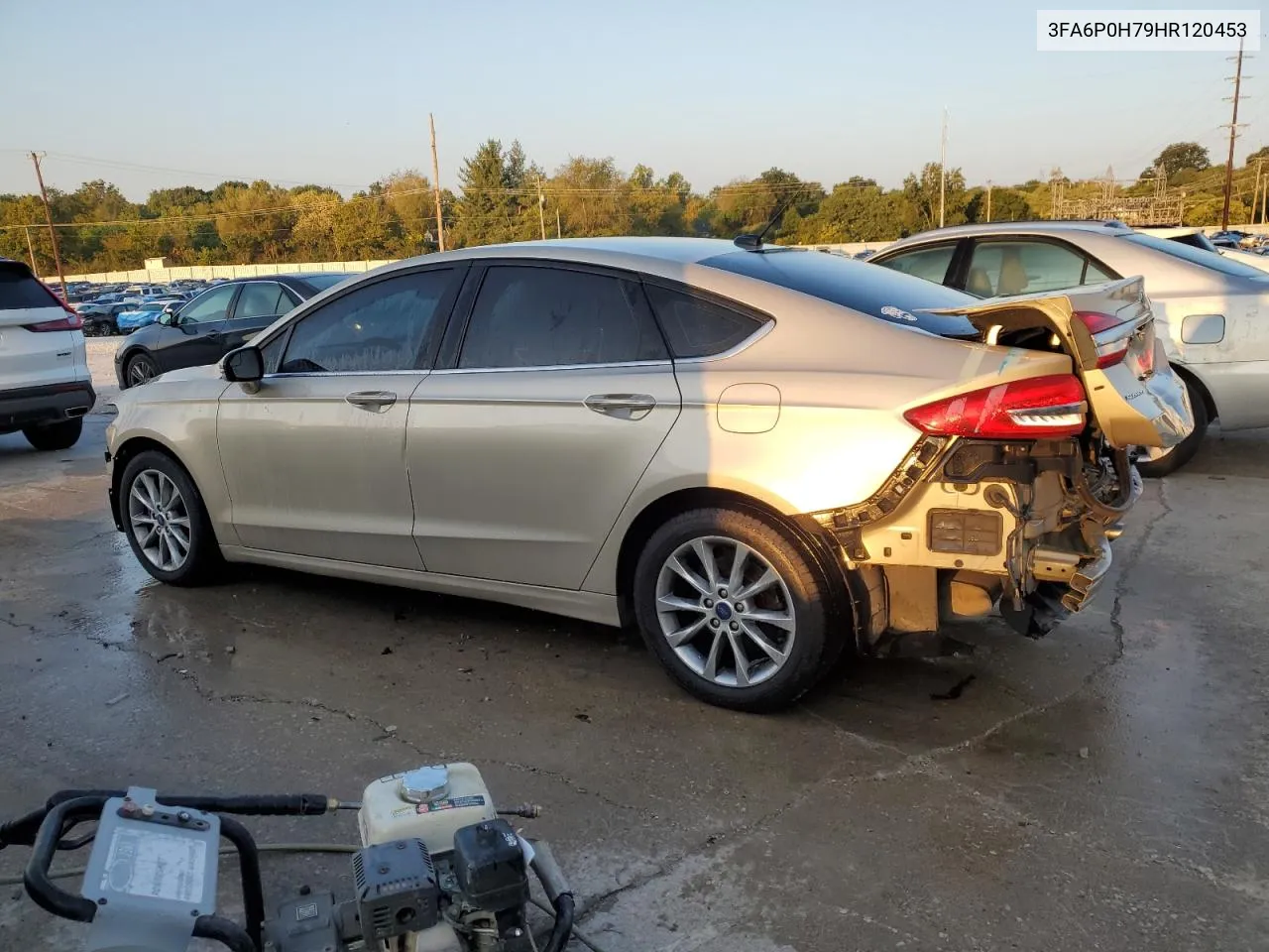 2017 Ford Fusion Se VIN: 3FA6P0H79HR120453 Lot: 70606354