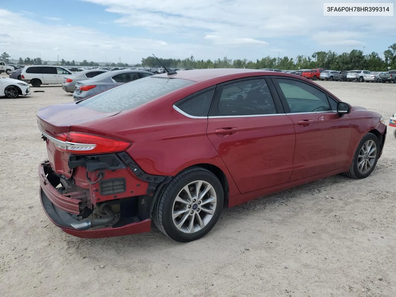 3FA6P0H78HR399314 2017 Ford Fusion Se