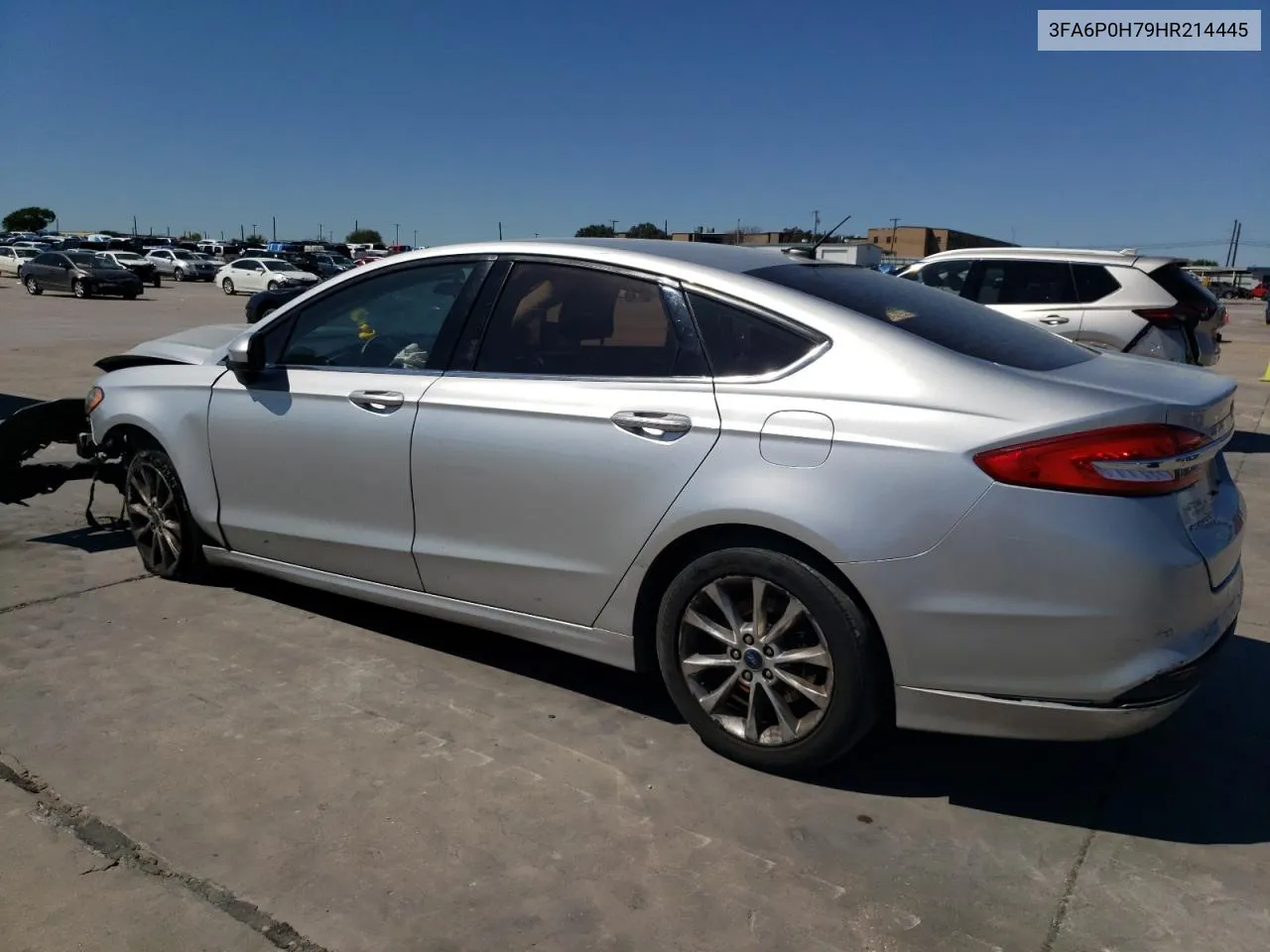 2017 Ford Fusion Se VIN: 3FA6P0H79HR214445 Lot: 70712964