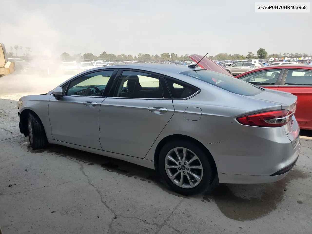 2017 Ford Fusion Se VIN: 3FA6P0H70HR403968 Lot: 70716294