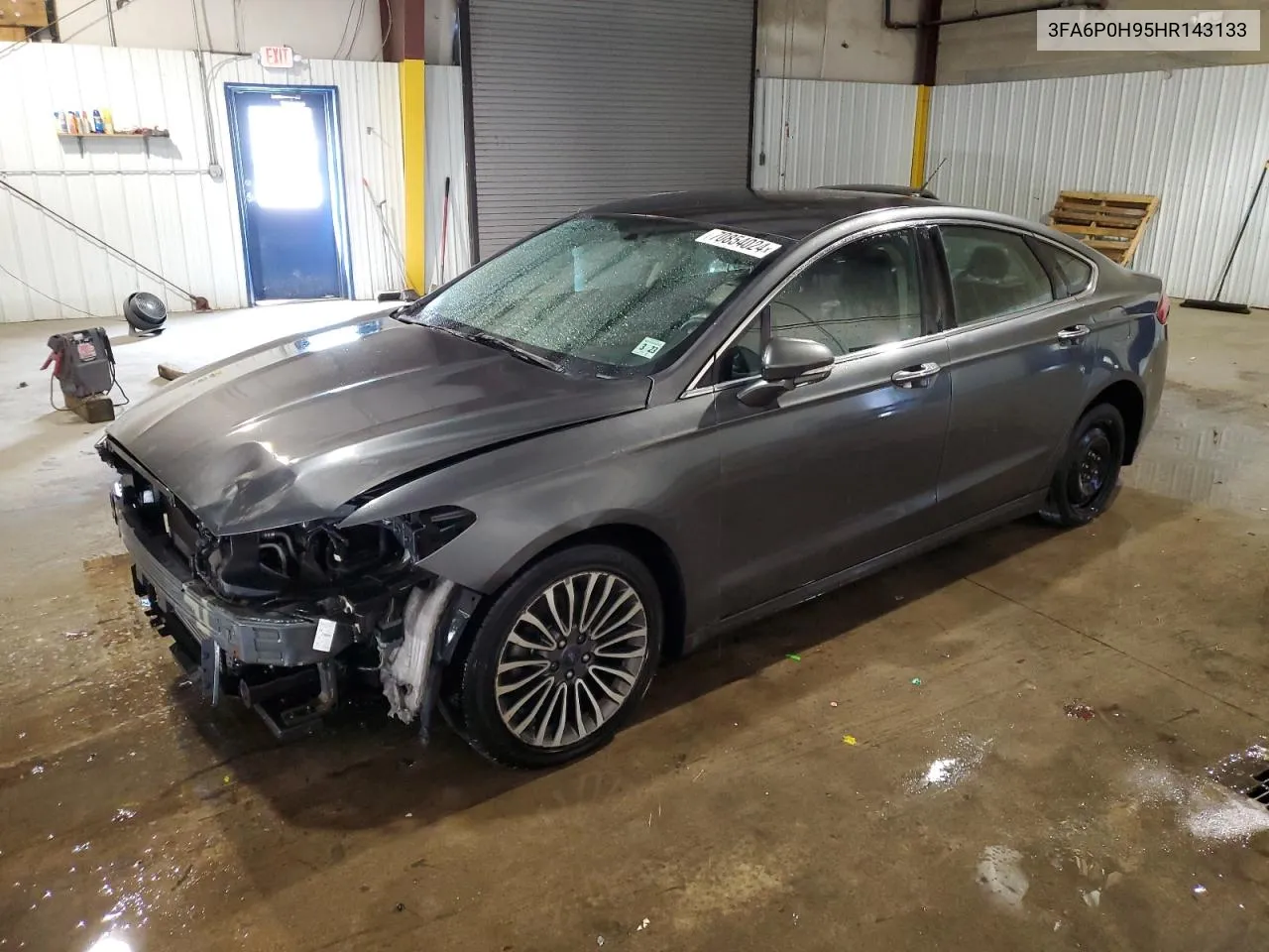 2017 Ford Fusion Se VIN: 3FA6P0H95HR143133 Lot: 70854024