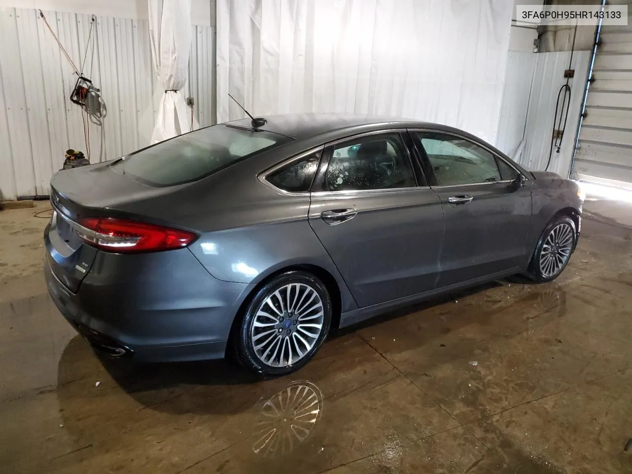 2017 Ford Fusion Se VIN: 3FA6P0H95HR143133 Lot: 70854024