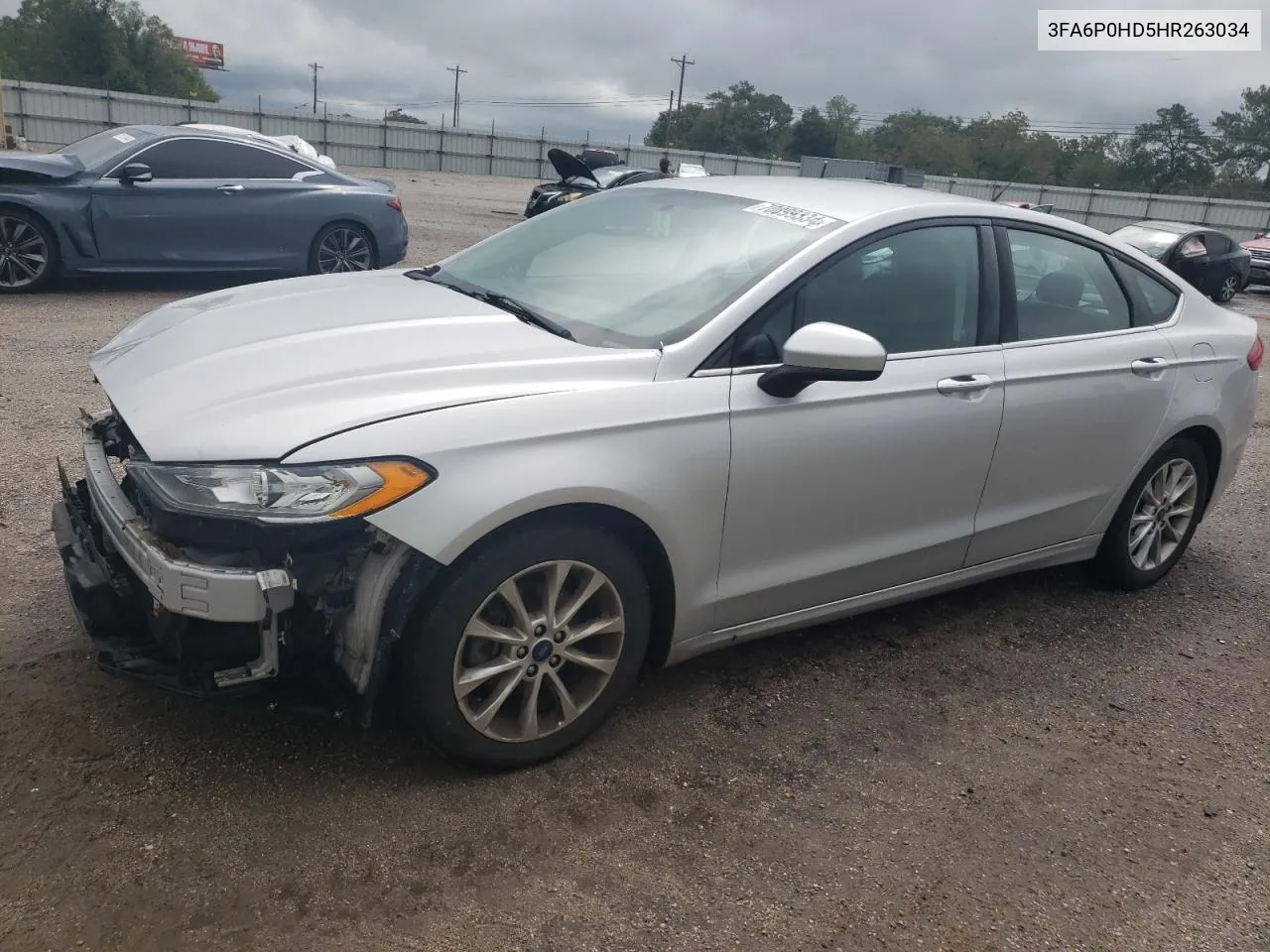 2017 Ford Fusion Se VIN: 3FA6P0HD5HR263034 Lot: 70899334