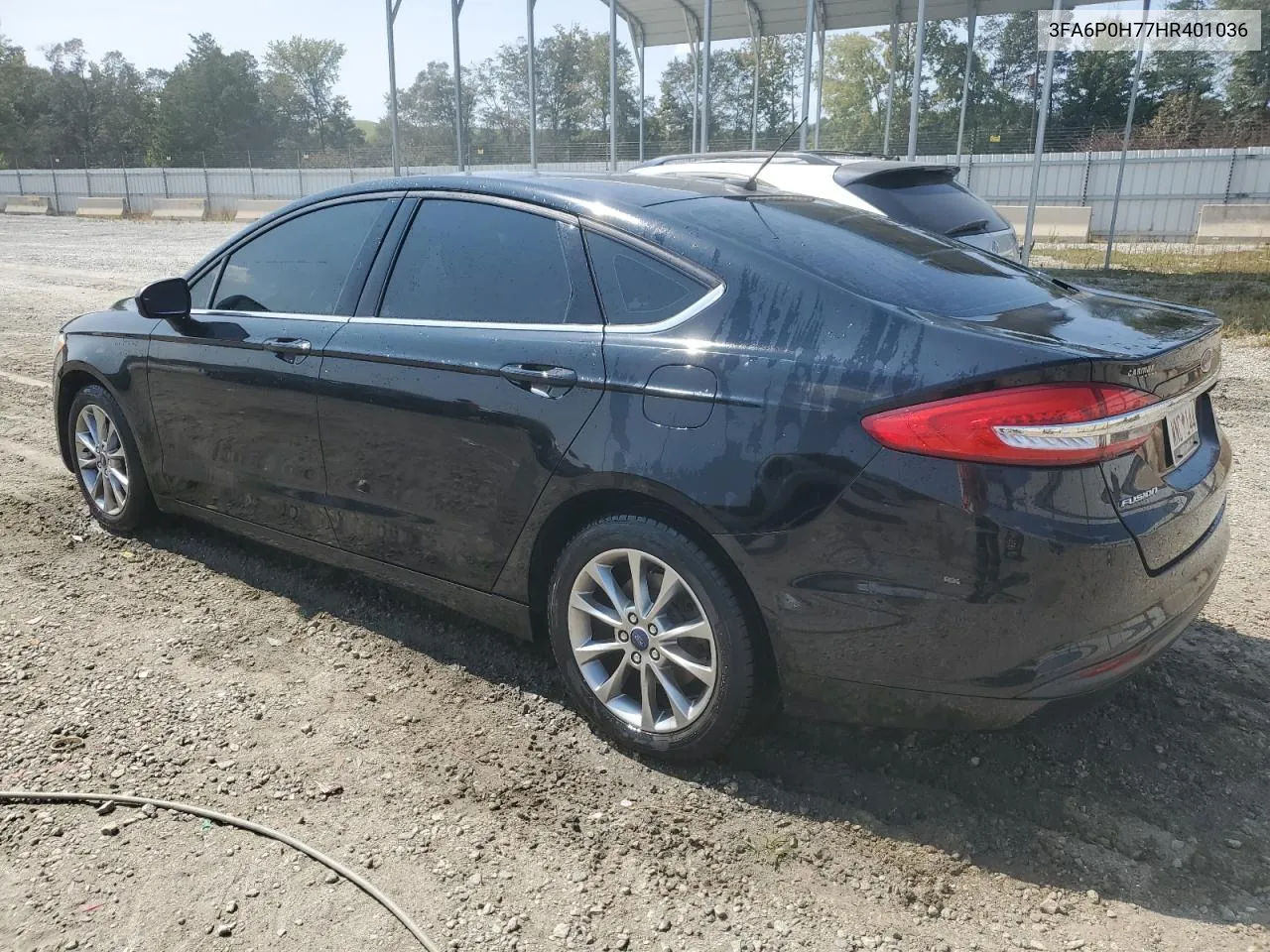 2017 Ford Fusion Se VIN: 3FA6P0H77HR401036 Lot: 70906374