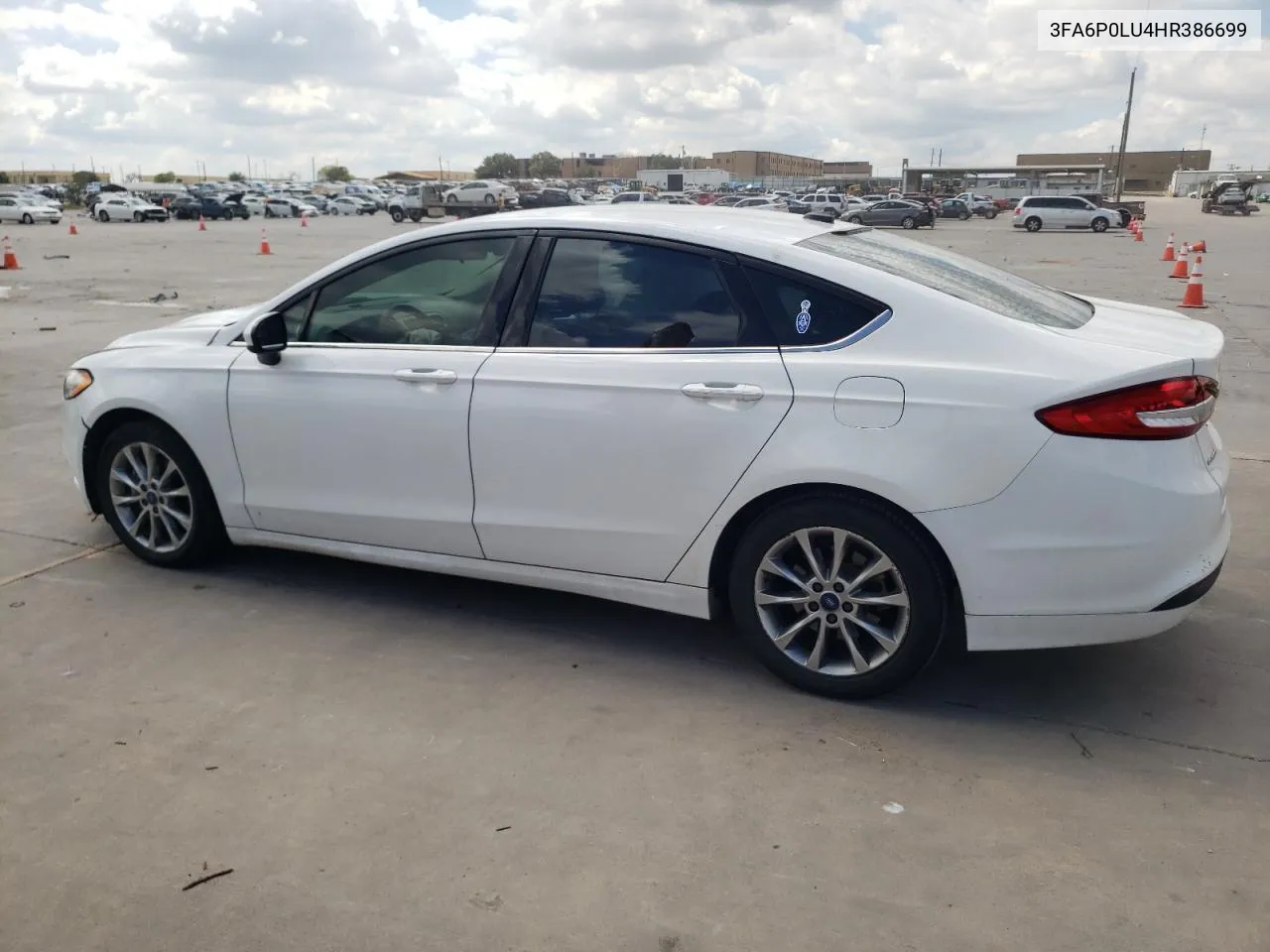 2017 Ford Fusion Se Hybrid VIN: 3FA6P0LU4HR386699 Lot: 70914214