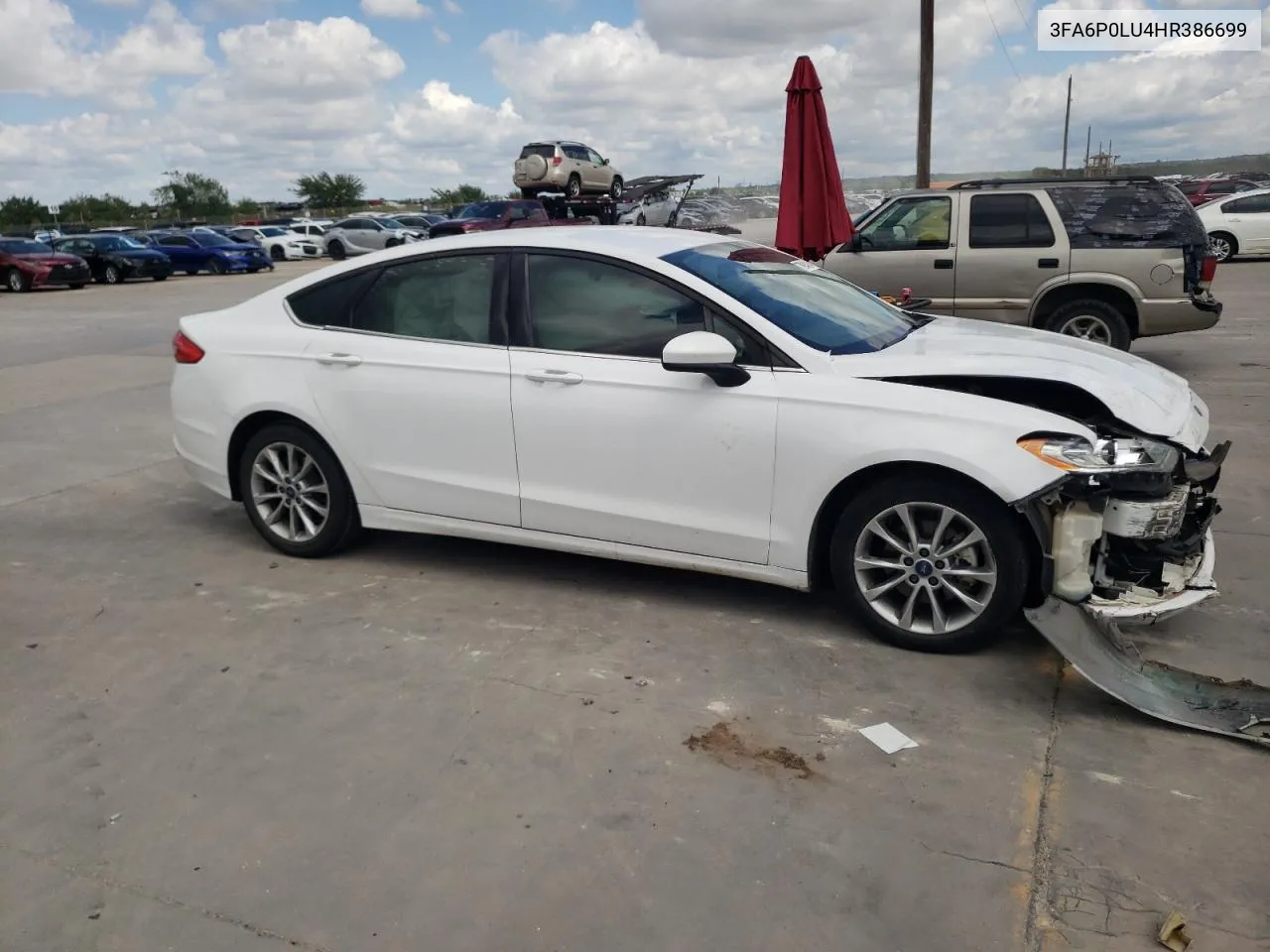 2017 Ford Fusion Se Hybrid VIN: 3FA6P0LU4HR386699 Lot: 70914214