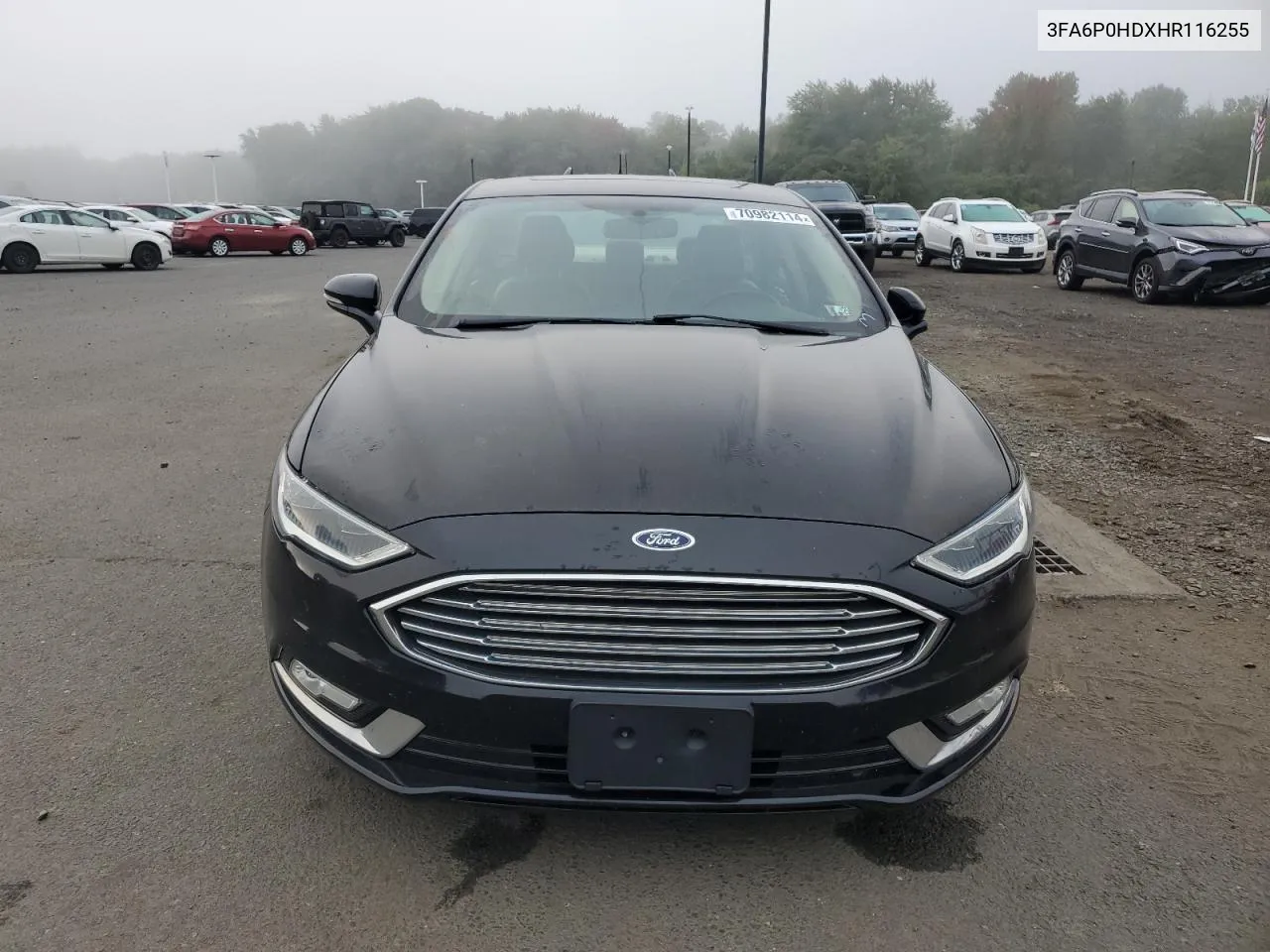 3FA6P0HDXHR116255 2017 Ford Fusion Se