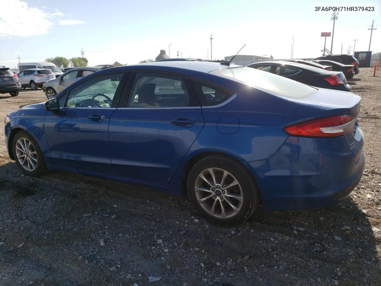 2017 Ford Fusion Se VIN: 3FA6P0H71HR379423 Lot: 71010074