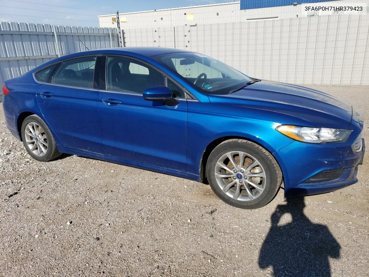 2017 Ford Fusion Se VIN: 3FA6P0H71HR379423 Lot: 71010074