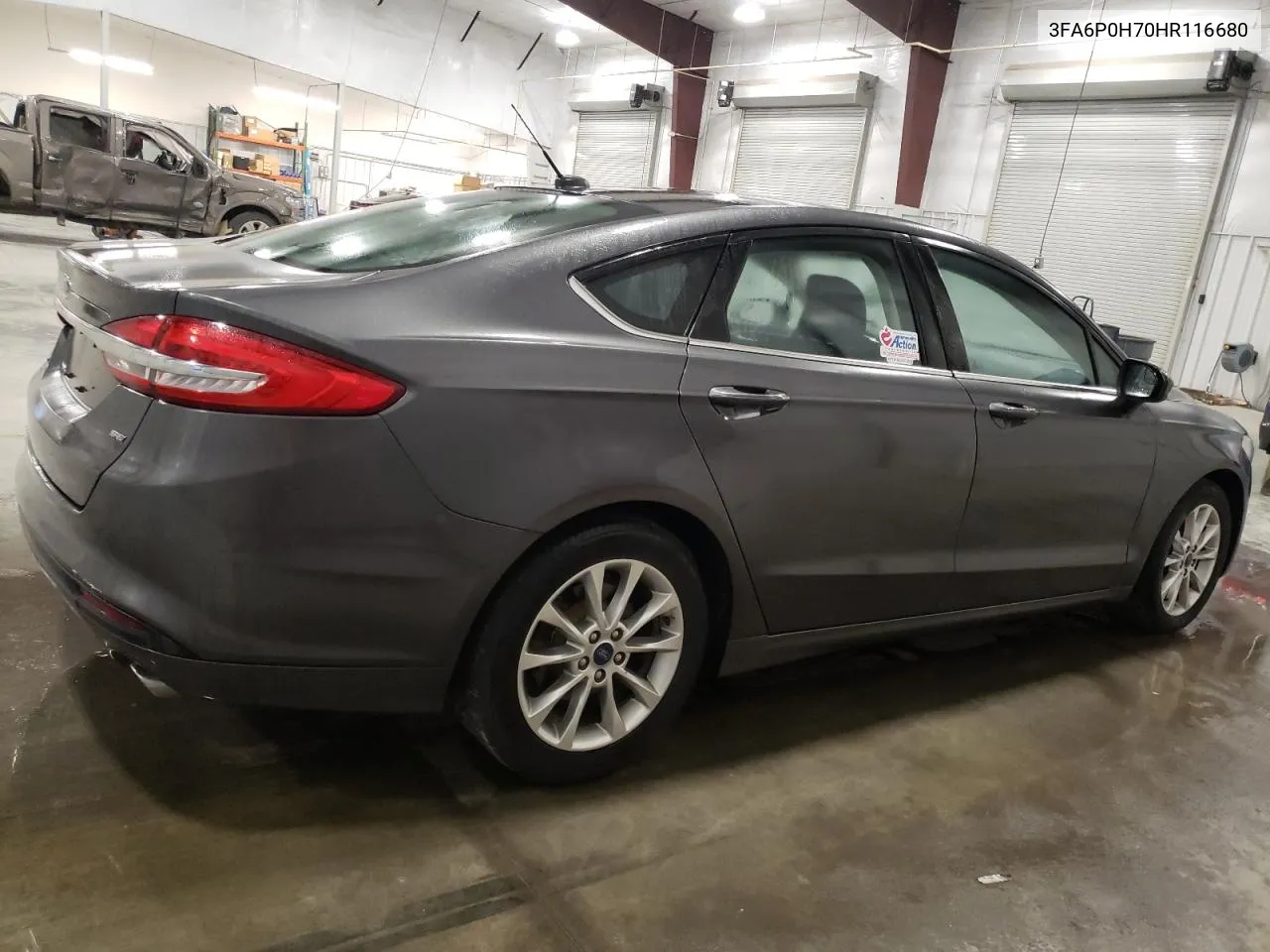 2017 Ford Fusion Se VIN: 3FA6P0H70HR116680 Lot: 71061534