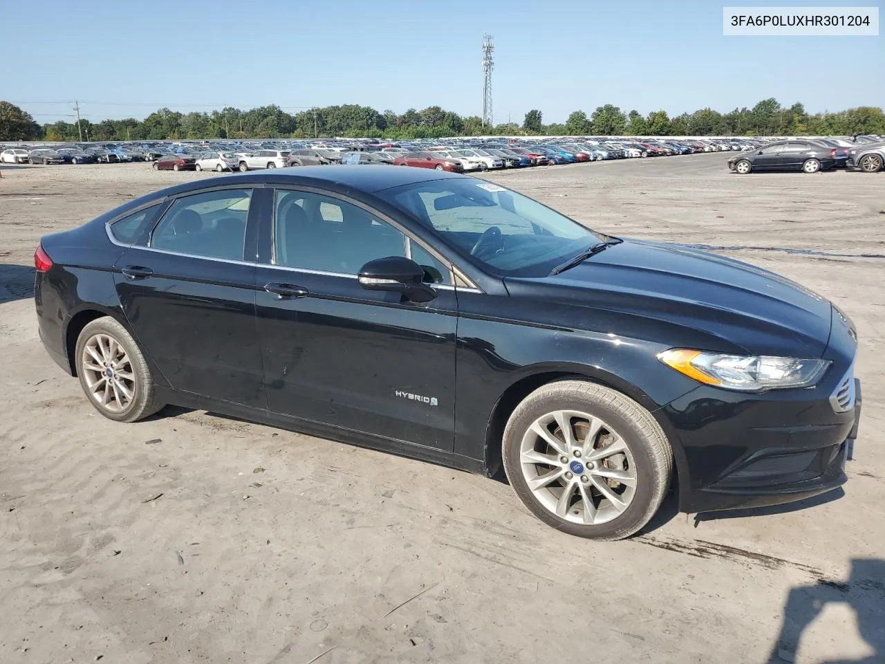 2017 Ford Fusion Se Hybrid VIN: 3FA6P0LUXHR301204 Lot: 71062014