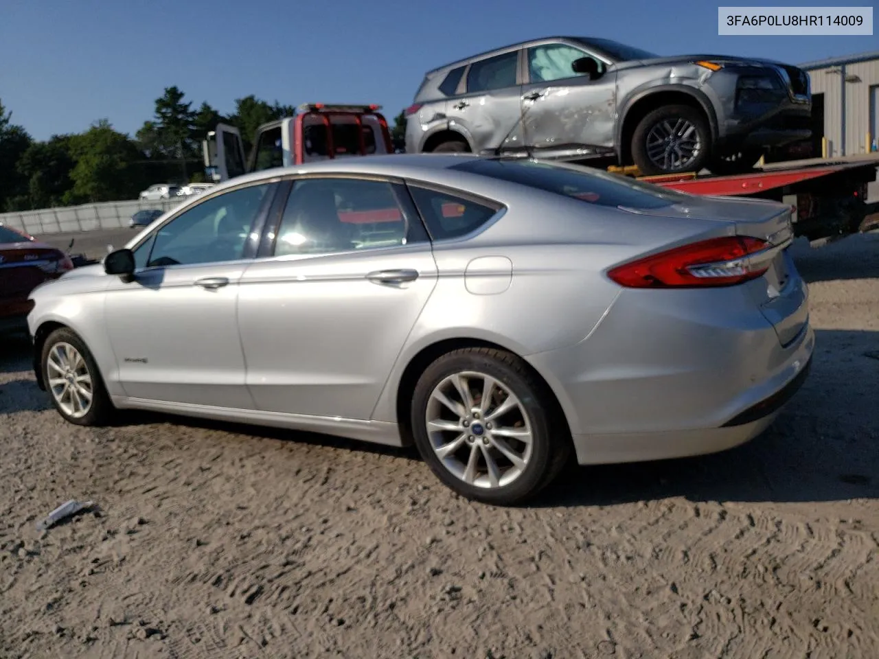 2017 Ford Fusion Se Hybrid VIN: 3FA6P0LU8HR114009 Lot: 71184704