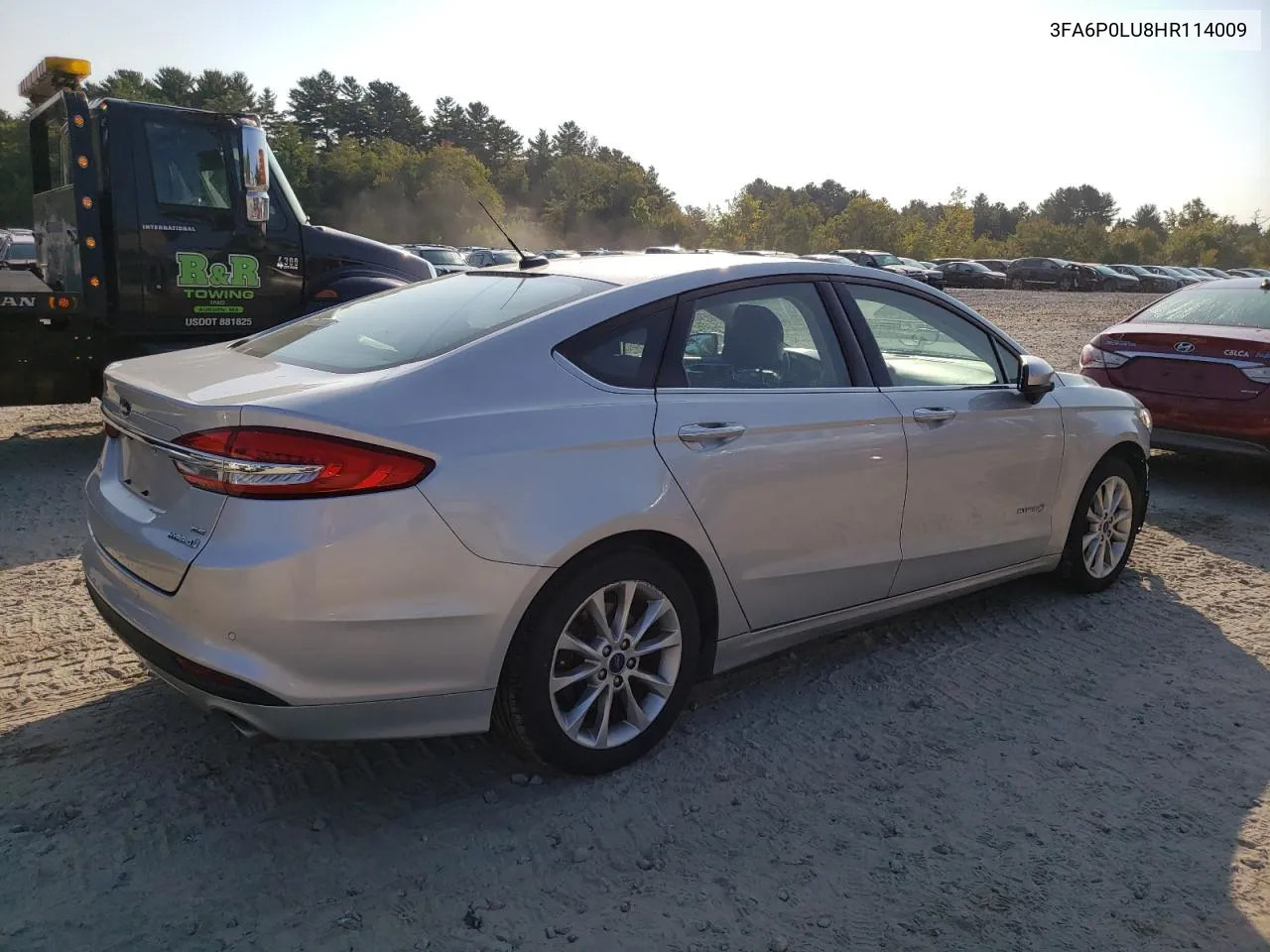 2017 Ford Fusion Se Hybrid VIN: 3FA6P0LU8HR114009 Lot: 71184704