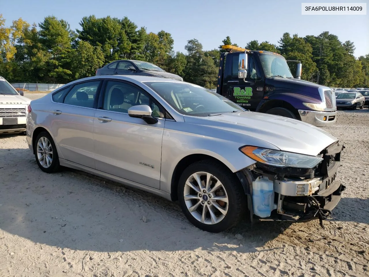 2017 Ford Fusion Se Hybrid VIN: 3FA6P0LU8HR114009 Lot: 71184704