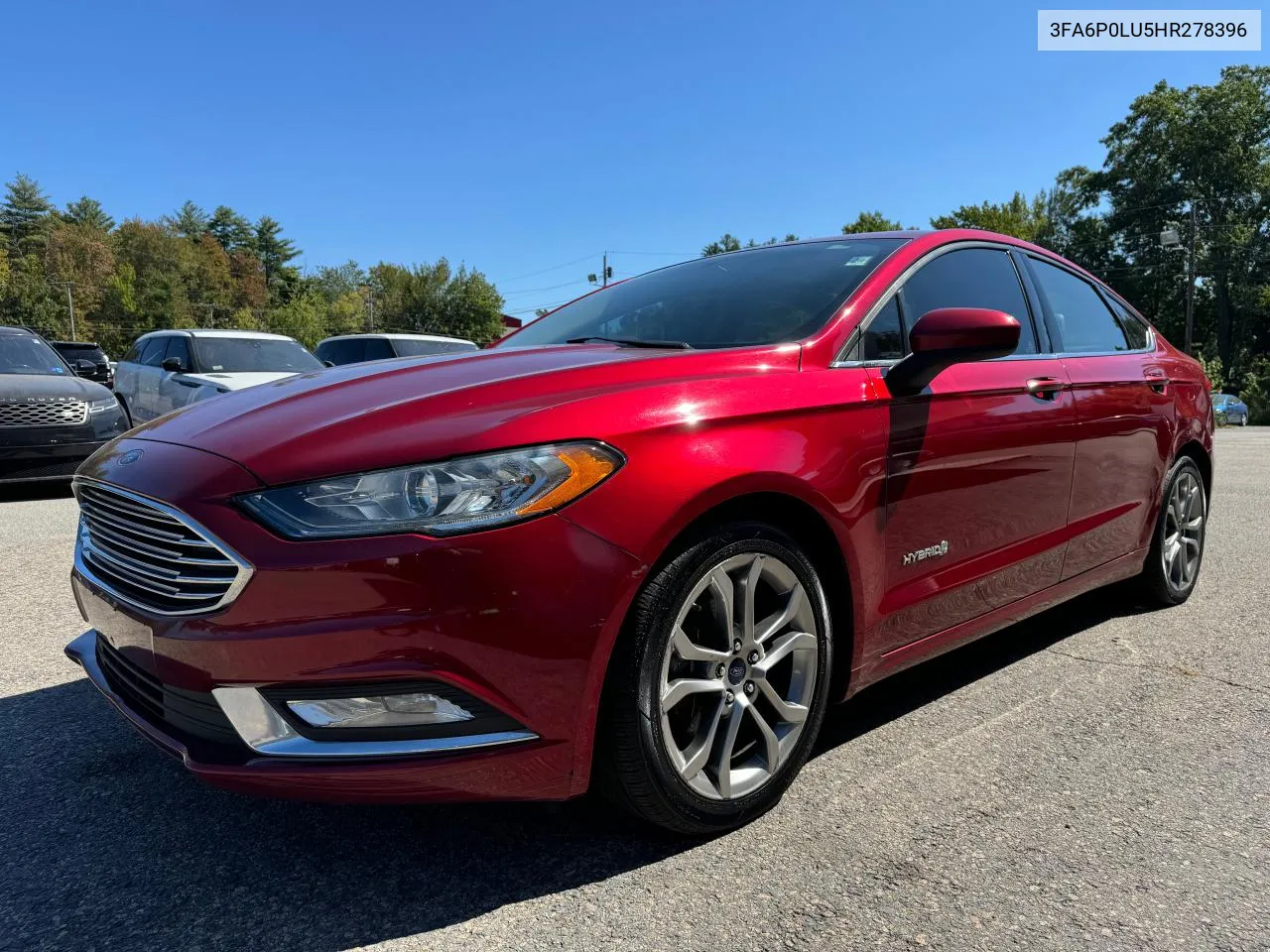 2017 Ford Fusion Se Hybrid VIN: 3FA6P0LU5HR278396 Lot: 71238154