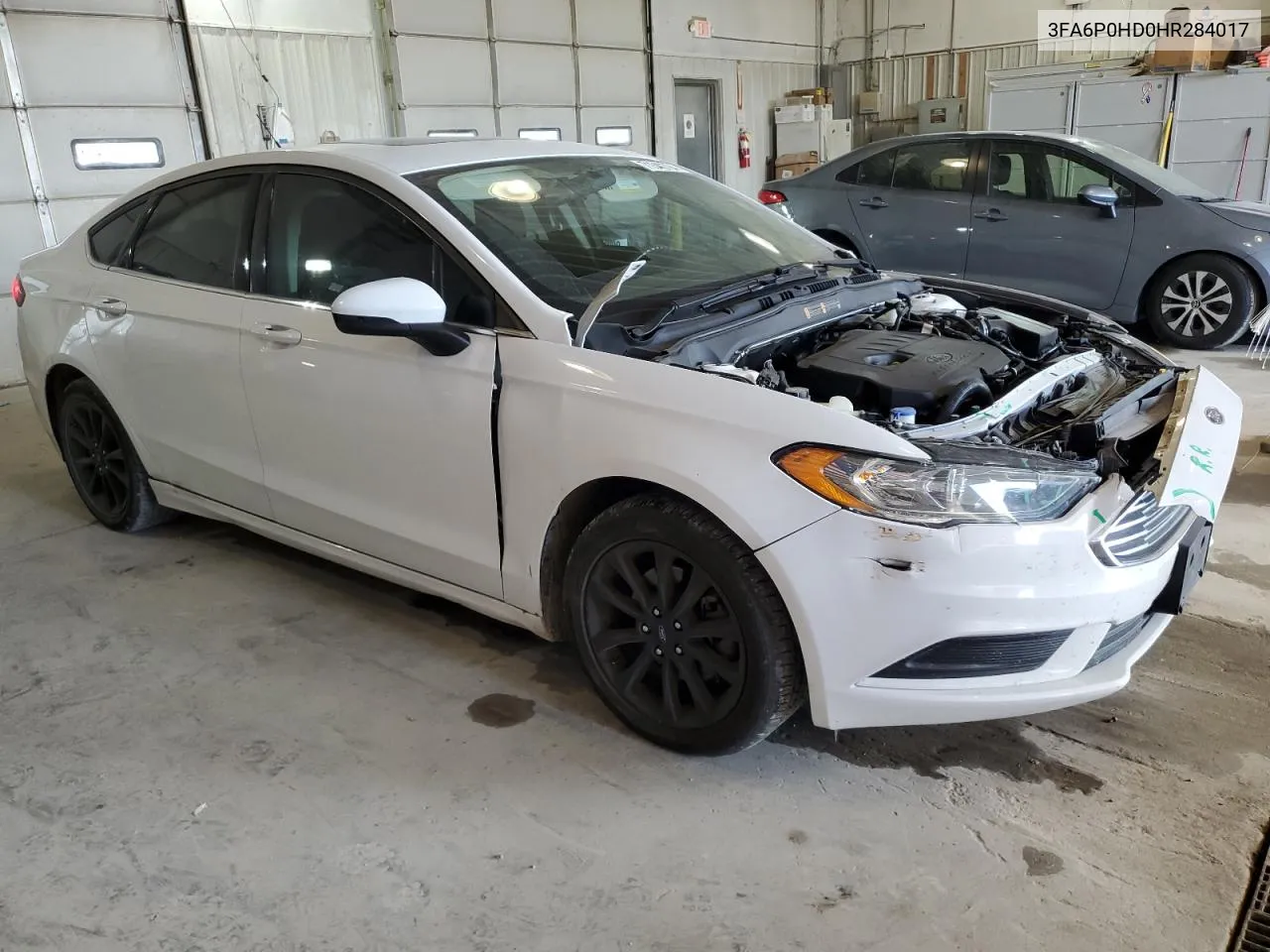 2017 Ford Fusion Se VIN: 3FA6P0HD0HR284017 Lot: 71340794