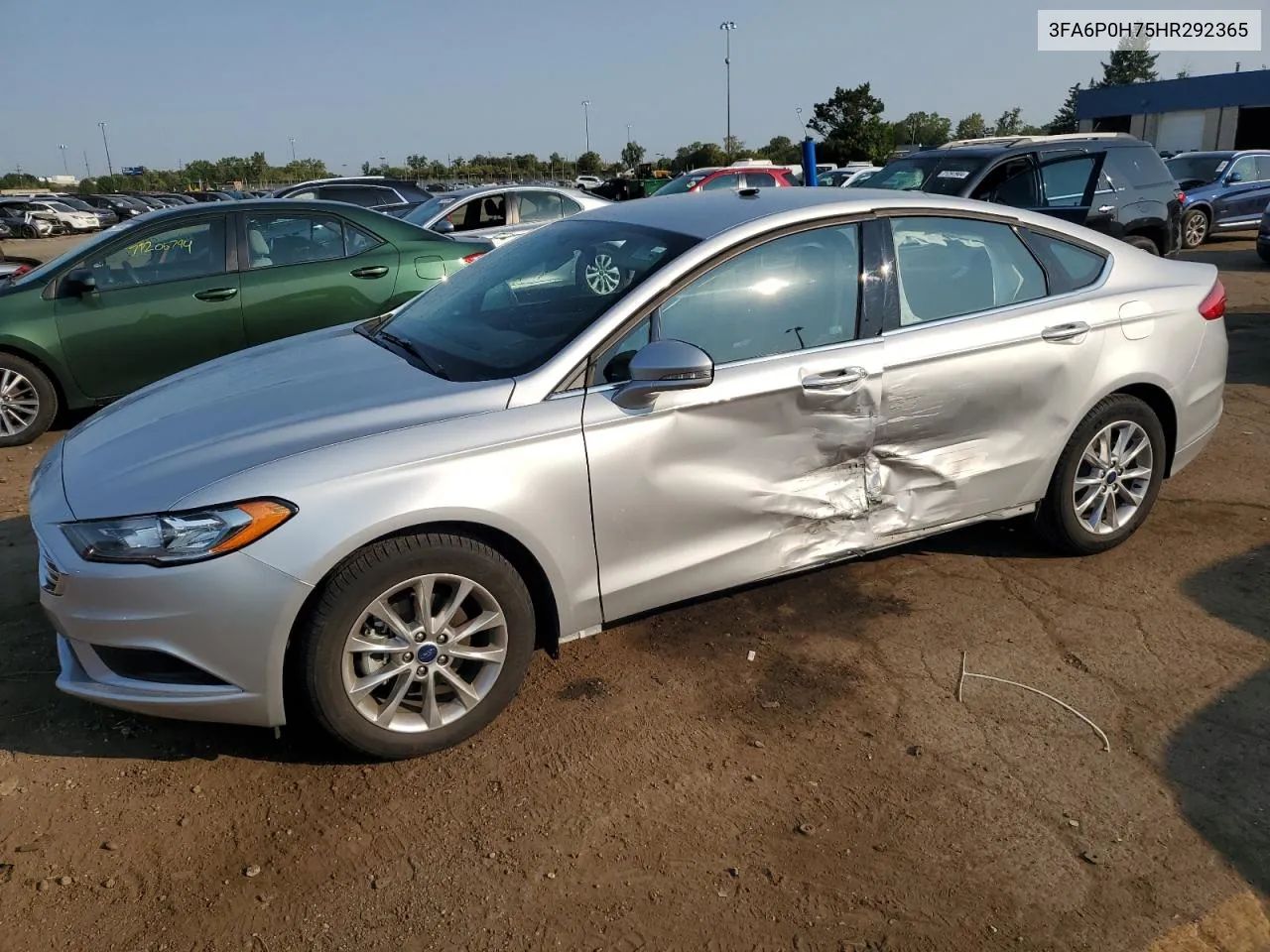 2017 Ford Fusion Se VIN: 3FA6P0H75HR292365 Lot: 71466914