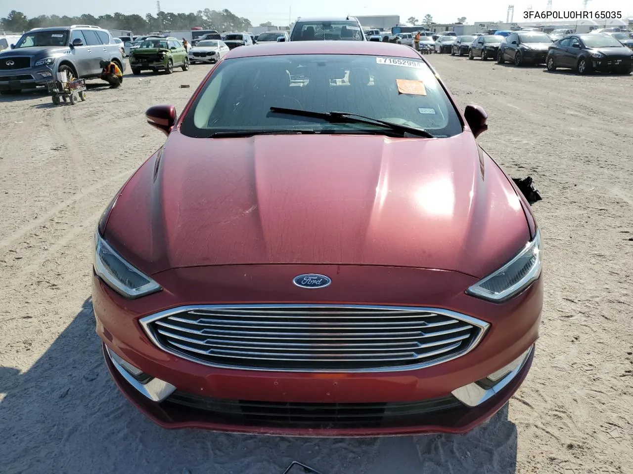 2017 Ford Fusion Se Hybrid VIN: 3FA6P0LU0HR165035 Lot: 71652994