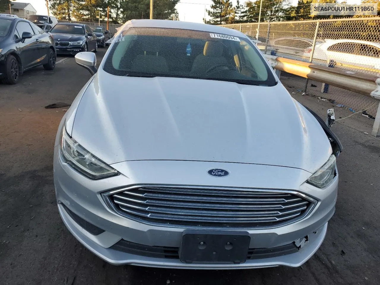 2017 Ford Fusion S Hybrid VIN: 3FA6P0UU1HR119860 Lot: 71680094