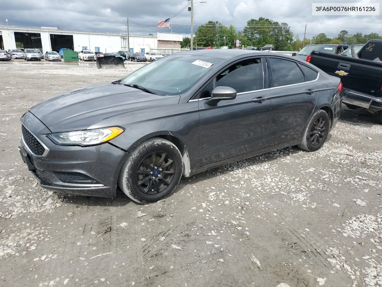 2017 Ford Fusion S VIN: 3FA6P0G76HR161236 Lot: 71723694