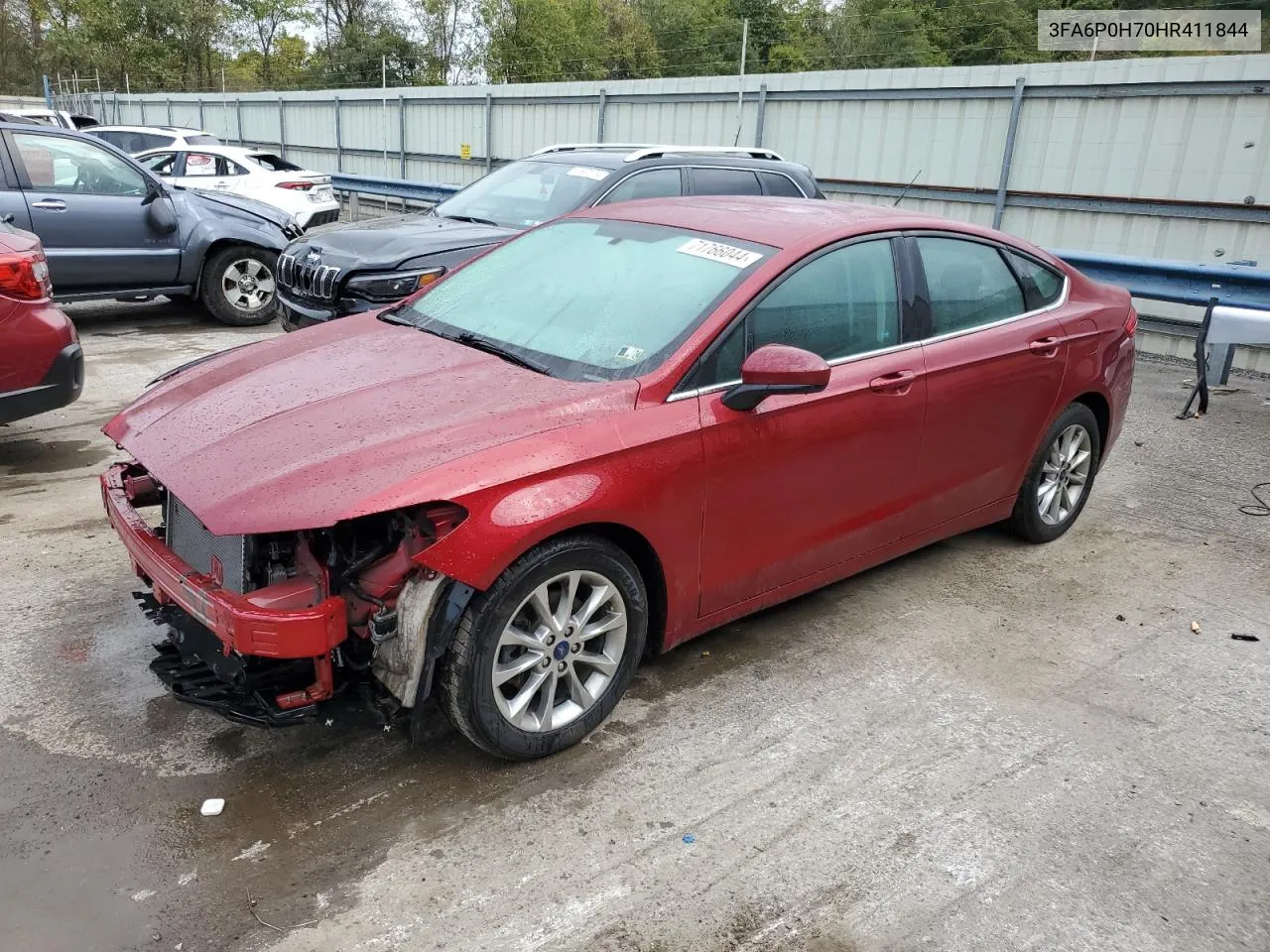 3FA6P0H70HR411844 2017 Ford Fusion Se