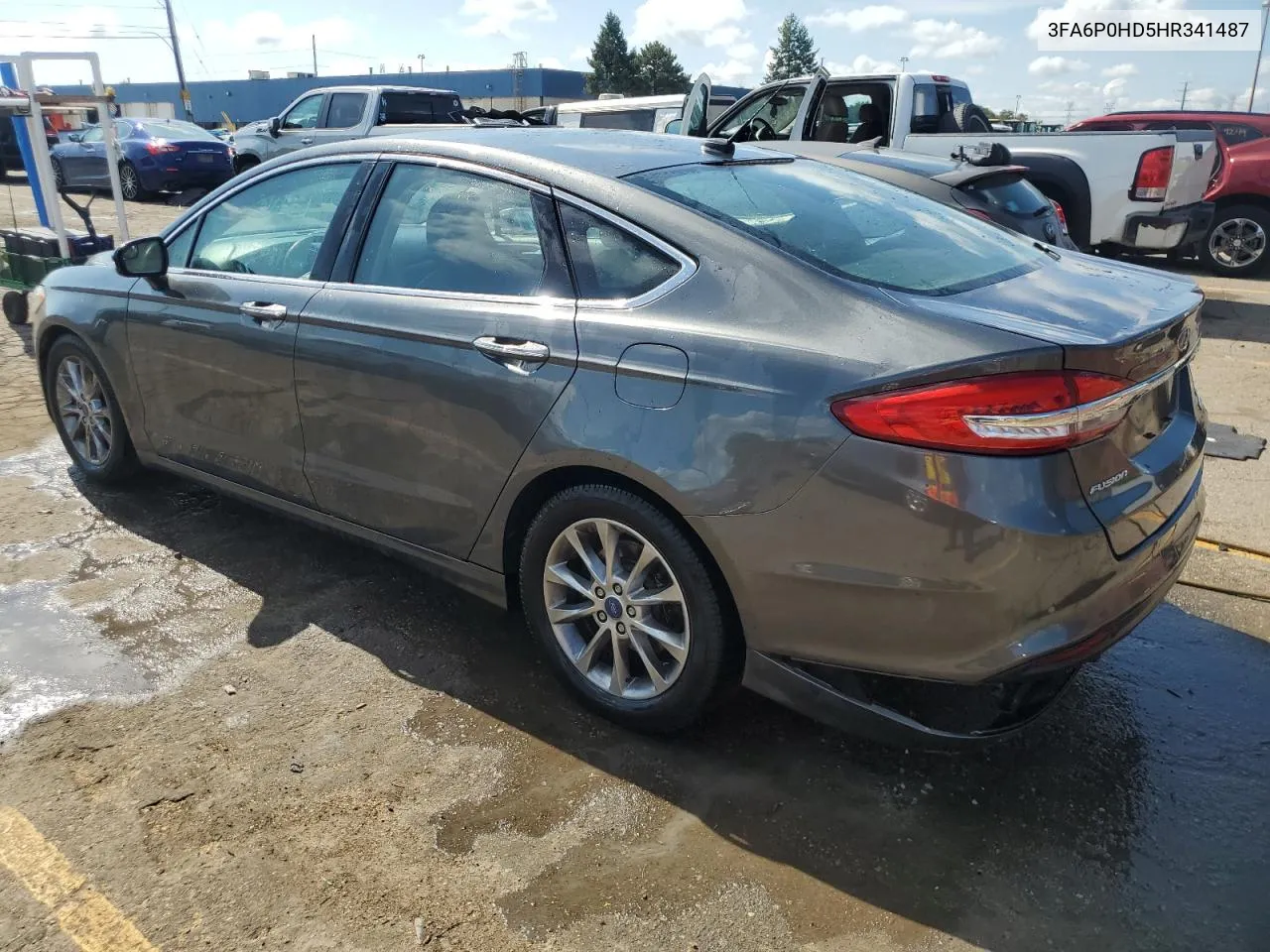 3FA6P0HD5HR341487 2017 Ford Fusion Se