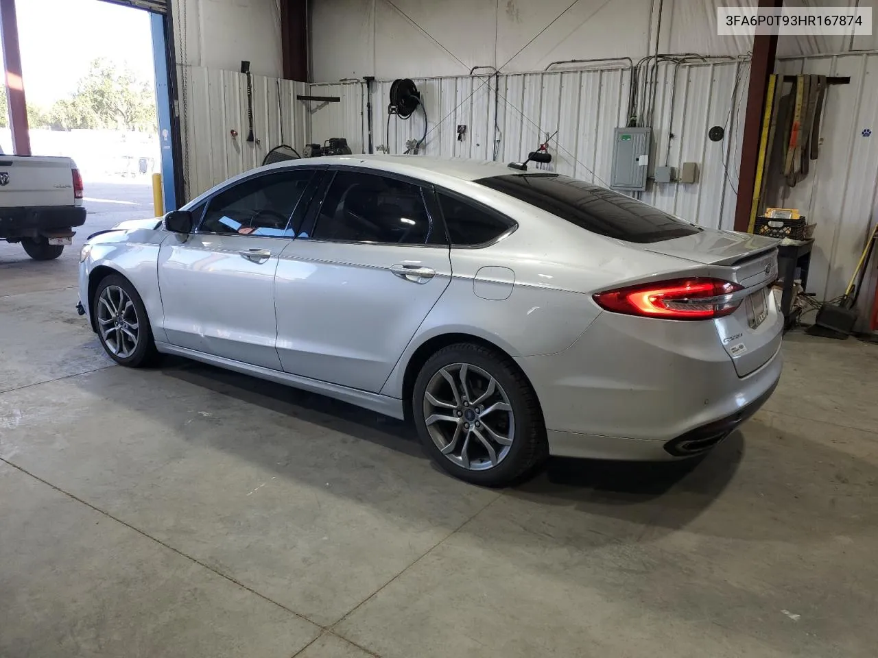 3FA6P0T93HR167874 2017 Ford Fusion Se