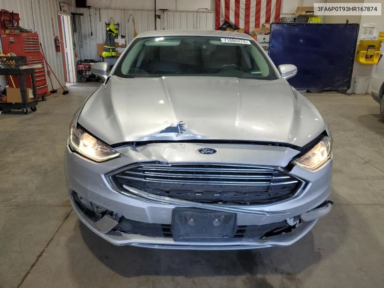 3FA6P0T93HR167874 2017 Ford Fusion Se