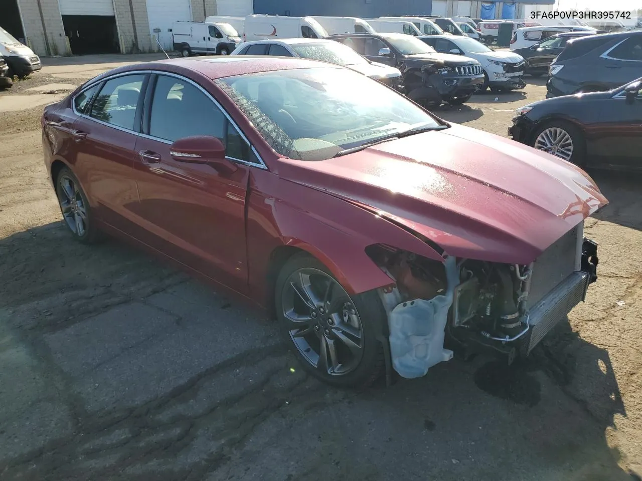 3FA6P0VP3HR395742 2017 Ford Fusion Sport