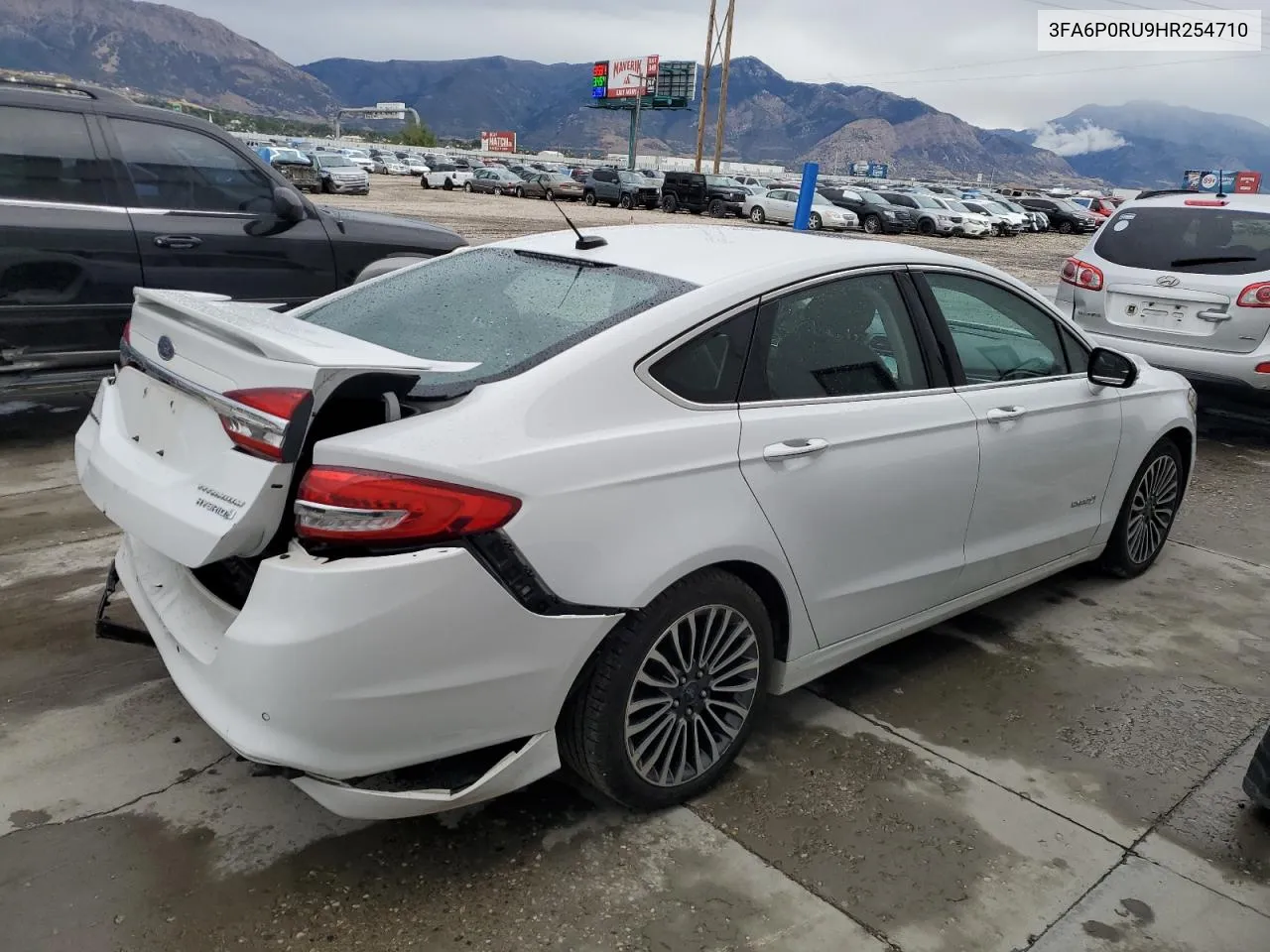 2017 Ford Fusion Titanium Hev VIN: 3FA6P0RU9HR254710 Lot: 72069434