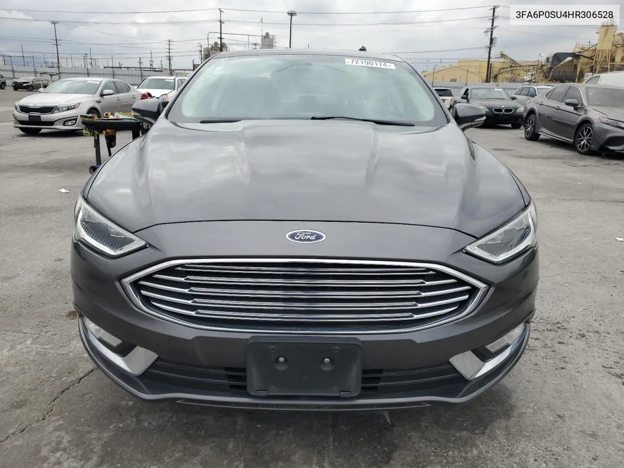 2017 Ford Fusion Titanium Phev VIN: 3FA6P0SU4HR306528 Lot: 72190174