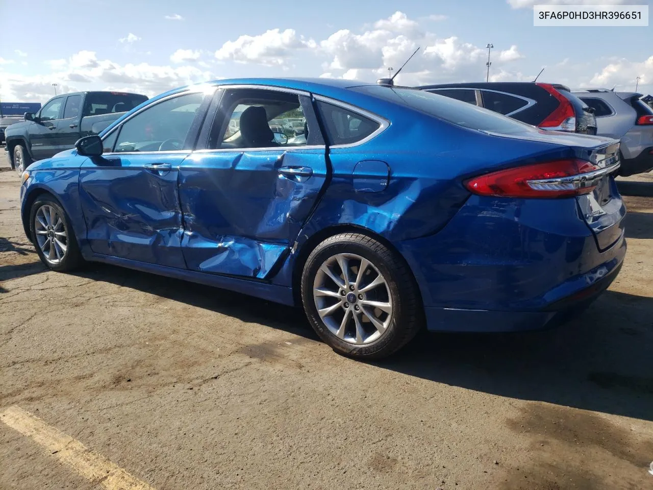 3FA6P0HD3HR396651 2017 Ford Fusion Se