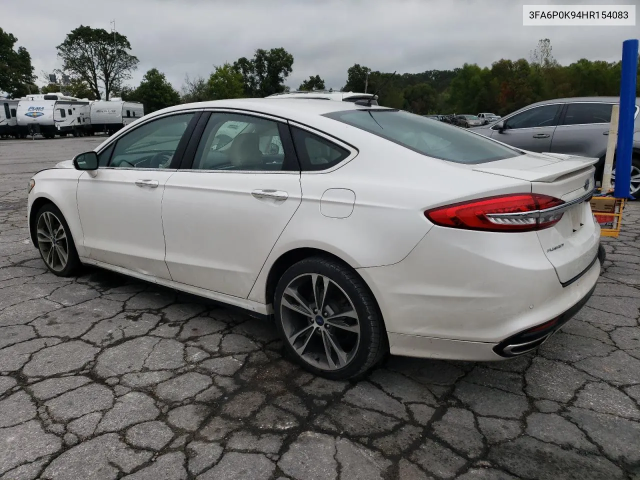 2017 Ford Fusion Titanium VIN: 3FA6P0K94HR154083 Lot: 72361184