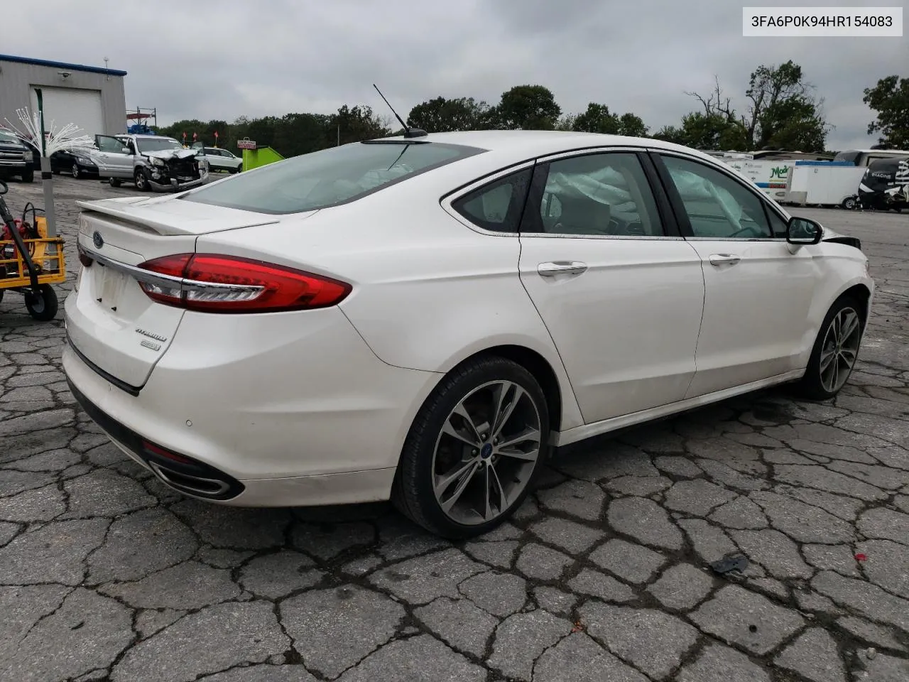 2017 Ford Fusion Titanium VIN: 3FA6P0K94HR154083 Lot: 72361184