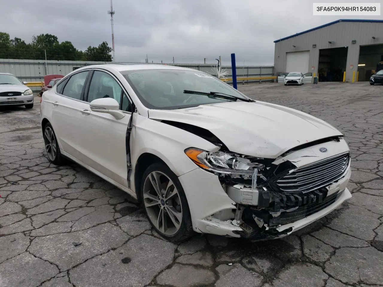 2017 Ford Fusion Titanium VIN: 3FA6P0K94HR154083 Lot: 72361184