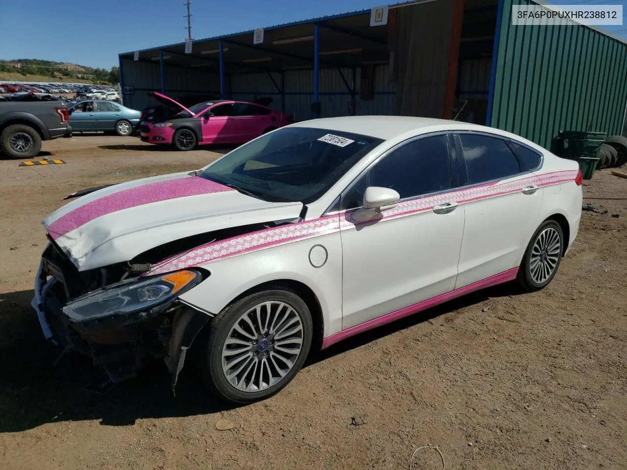 2017 Ford Fusion Se Phev VIN: 3FA6P0PUXHR238812 Lot: 72381504