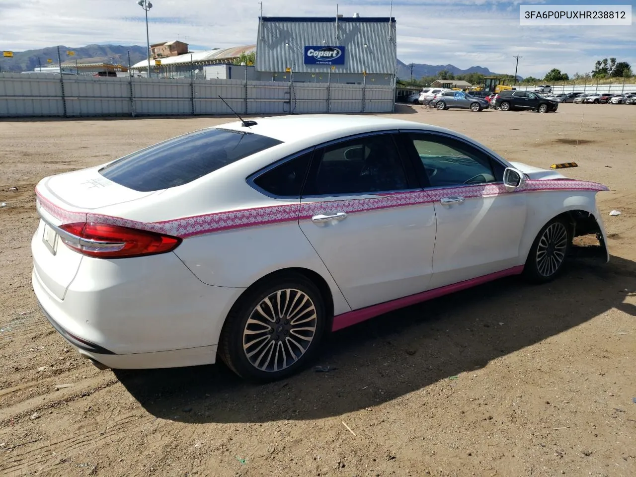 2017 Ford Fusion Se Phev VIN: 3FA6P0PUXHR238812 Lot: 72381504