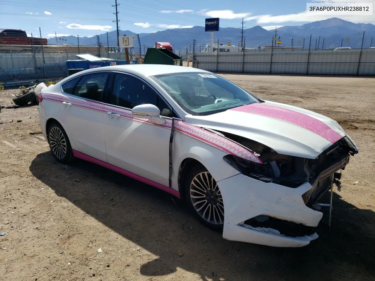 2017 Ford Fusion Se Phev VIN: 3FA6P0PUXHR238812 Lot: 72381504