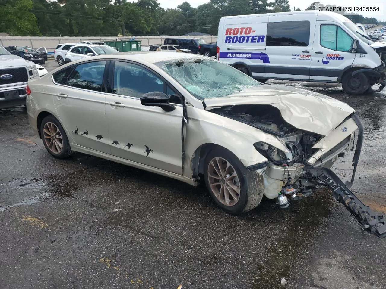 3FA6P0H75HR405554 2017 Ford Fusion Se