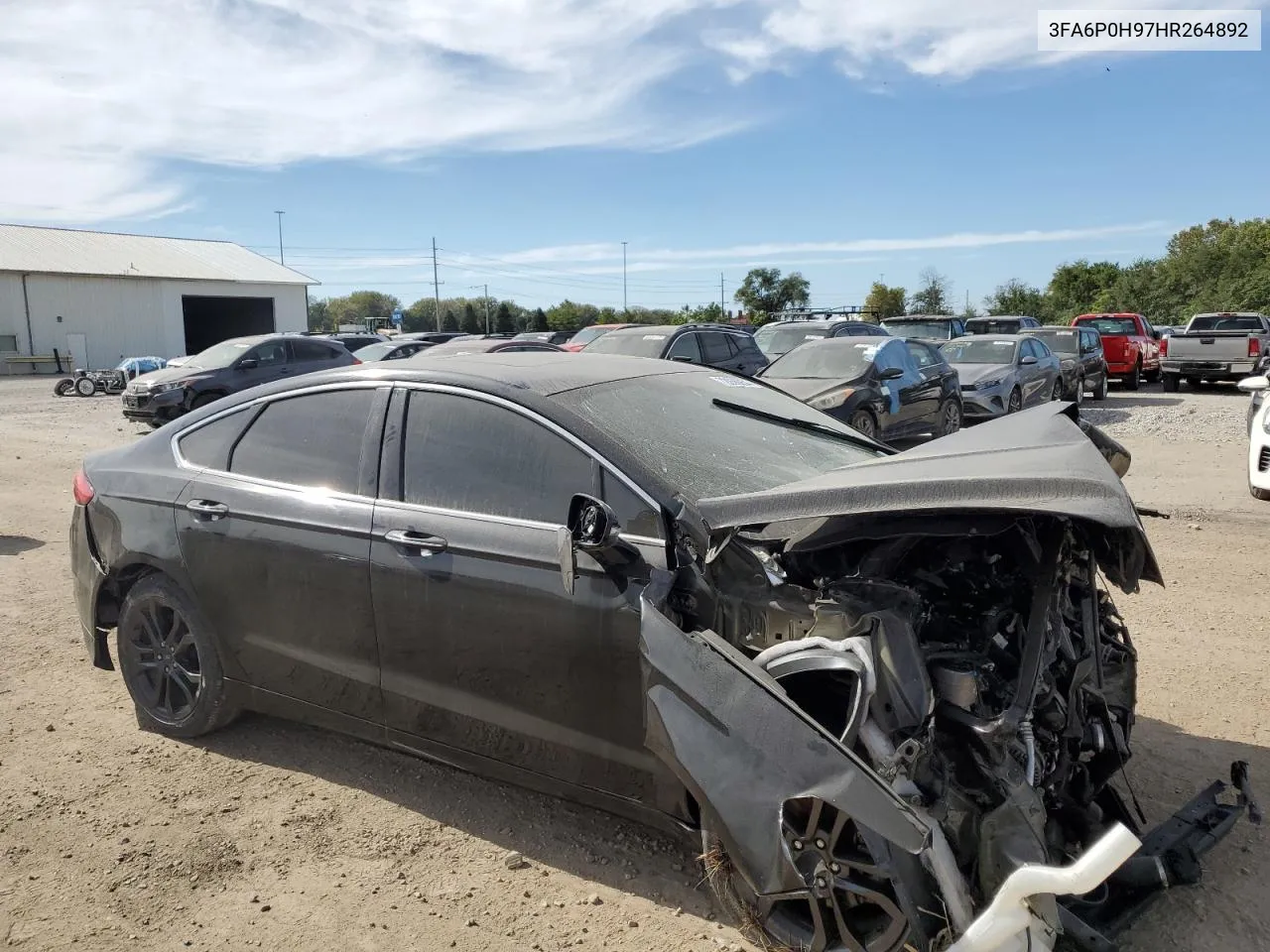 2017 Ford Fusion Se VIN: 3FA6P0H97HR264892 Lot: 72936954